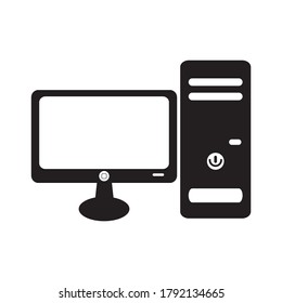 Desktop icon. vector graphics . vector graphics designs