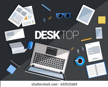 desktop illustration