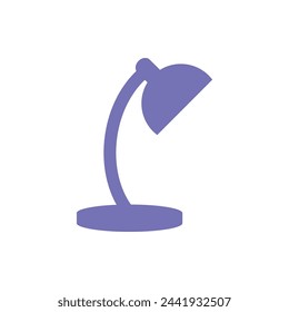 Desktop-Lampe Symbol Vektor-Vorlage Illustration Design