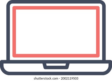 Imagen vectorial de icono de escritorio, portátil, dispositivo. También se puede utilizar para el soporte al cliente y la interfaz de usuario. Idóneo para aplicaciones web, aplicaciones móviles y medios impresos.