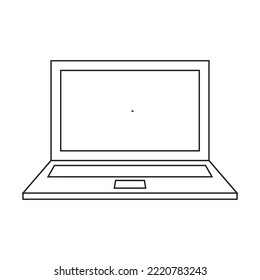 desktop laptop vector icon illustration