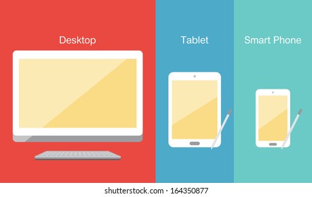 desktop and mobile device