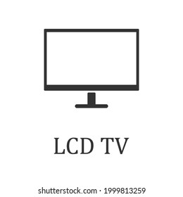 desktop monitor icon design vector