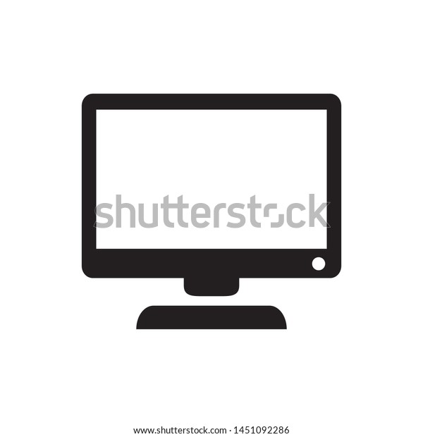 Desktop. monitor icon simple\
design