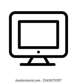 Desktop monitor icon symbolizing computers, tech, or digital workspaces