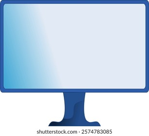 desktop monitor without anything on screen