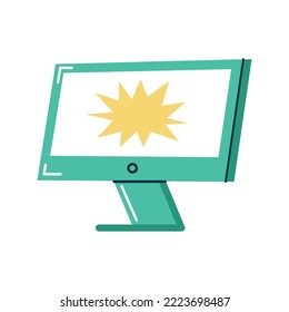 desktop with offer stamp device