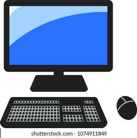 Desktop PC illustration