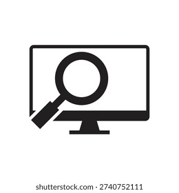 Desktop screen showing a large solid search tool