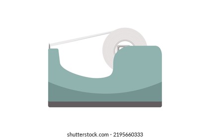 A desktop tape dispenser vector icon.
