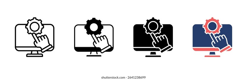 Desktop Tools icon sheet multiple style collection