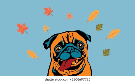 Desktop Wallpaper, Dog Cute, background, illustration, design