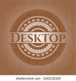 Desktop wood signboards