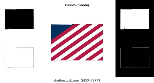 Mapa de Desoto County (Florida)