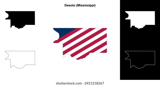 Mapa de Desoto County (Mississippi)