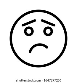 Despair Expression Icon Outline Style Suitable Stock Vector (Royalty ...