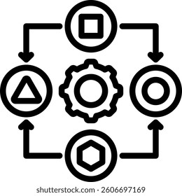 Despendencies Icon Element For Design