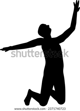 desperated man expression silhoutte illustration