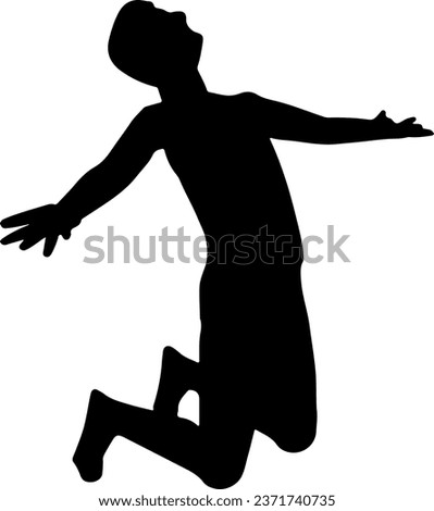 desperated man expression silhoutte illustration