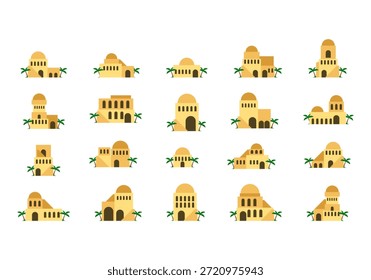 Dessert Ancient Architecture Element Set