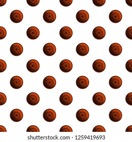 Dessert biscuit pattern seamless vector repeat for any web design