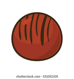 Dessert Cake Chocolate Vector Logo Design Element