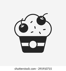 dessert cake icon