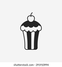 dessert cake icon