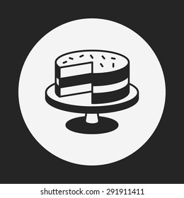 dessert cake icon
