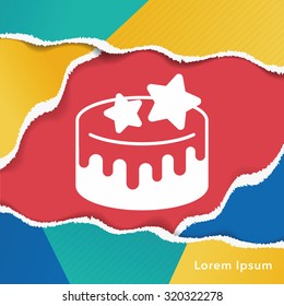 dessert cake icon