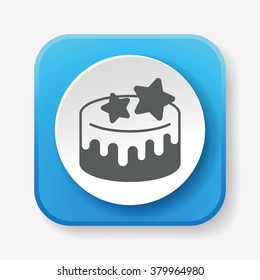 dessert cake icon