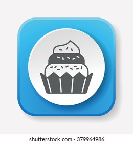 dessert cake icon