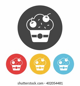 dessert cake icon