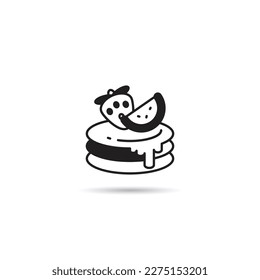 dessert and cake icon vector illustration