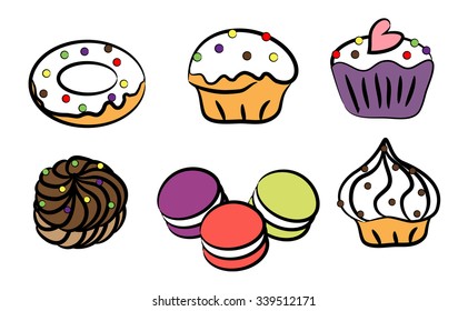 Dessert and Cakes icons