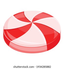 Dessert candy icon. Cartoon of dessert candy vector icon for web design isolated on white background
