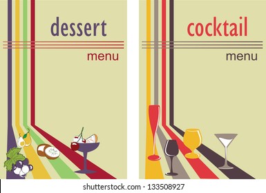 dessert and cocktail menu