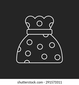 dessert cookie line icon
