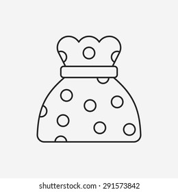 dessert cookie line icon