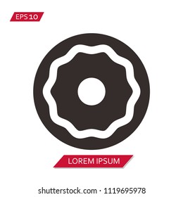 dessert and crepes vector icon symbol