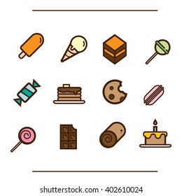 Dessert Cute Vector Vol.1