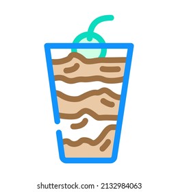 dessert delicious nutrition color icon vector. dessert delicious nutrition sign. isolated symbol illustration