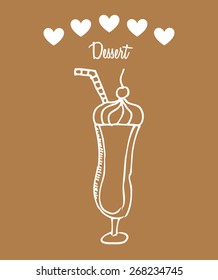 dessert design, vector illustration eps10 graphic 