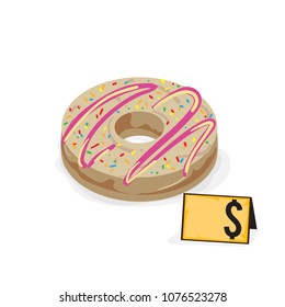 dessert doughnut drawing graphic object 