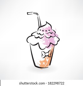 dessert grunge icon