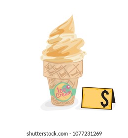 dessert ice cream drawing graphic object 