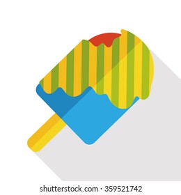 dessert ice cream flat icon