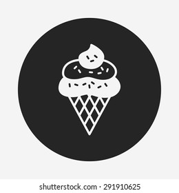 dessert ice cream icon
