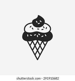 dessert ice cream icon