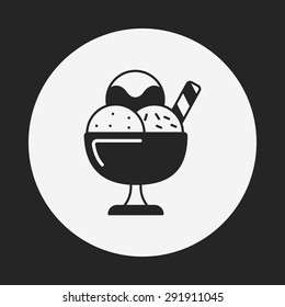 dessert ice cream icon